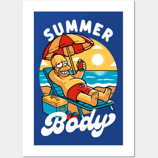 Summer Body Animation Character Posters and Art